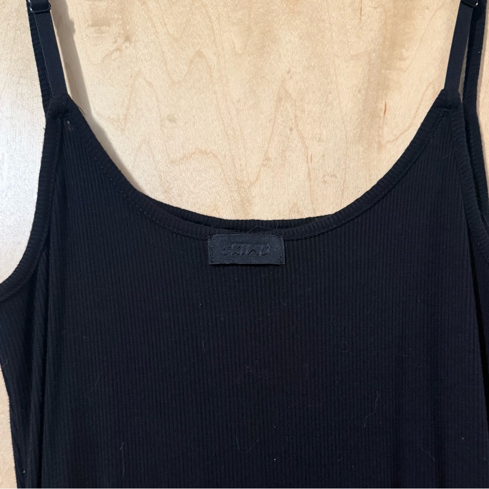 SOFT LOUNGE LONG SLIP DRESS - Picture 3 of 4